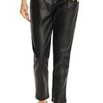 Lucy Paris Faux Leather Pleated Paperbag Waist Pants in Black, NWT, Size XS Photo 7
