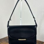 Christian Dior Dior Vintage Trotter Logo Leather Shoulder Bag Black Photo 0
