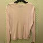Ralph Lauren , v neck sweater and‎ crew neck cami sweater set, cream color, sz XL Photo 5