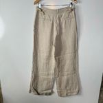 Sundance  Oakley Easy Pants 100% Linen Wide Leg Size 8 Photo 3