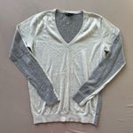 Club Monaco Colorblock Wool V-Neck Sweater Photo 1