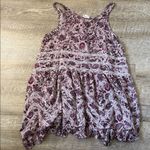 Free People  Intimately Floral Trapeze Tunic Tank Top Size Large Photo 3
