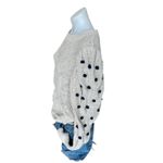 Marie Oliver White Balloon Sleeve Sweater XL Cottage Cotton Bobble Designer $258 Photo 8