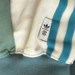 Adidas x CLOT Edison Chen Blue Green White Striped Collegiate Jacket size XS Photo 7