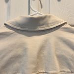 Chico's Jacket Women's Vanity 1 US 8 Medium White Ivory Puffy 3/4 Sleeve Denim Photo 7