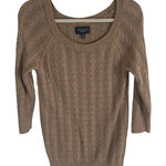 American Eagle  Outfitters VTG Y2k Large Brown Sweater Coquette School Academia Photo 0