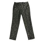 Alfani  Black Pant with Metallic Floral Prints Photo 2