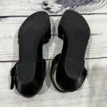 SAS Strippy Low Wedge Black Sandals Women's 9.5 M Tripad Leather Comfort Strappy Photo 3