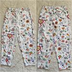 Colin LoCascio Jenni Jean Doodle Print Straight Artistic White Multicolor M Photo 4