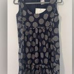 Red Valentino Navy Polka Dot Short Dress Babydoll Empire Waist Ruffles NO SIZE White Size undefined Photo 0