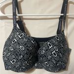 Bebe  Monochrome Logo Print Bra Photo 0