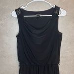 White House | Black Market  Black Sleeveless Studded Skirt Casual Dress Size XS Photo 6