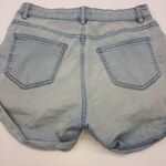 H&M Light Denim Short Shorts Daisy Dukes w/Rolled Cuffs 5 Pocket Jeans-Size 4 Photo 3