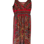 She’s Cool Maxi Y2K Sundress Pink Paisley Size XL Babydoll Beachy Resort Boho Photo 0