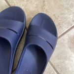 Oofos Ooahh Navy Recovery Slide Sandals Women's M7/W9 EU 40 Comfort Slip On Blue Size 9 Photo 8