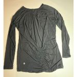 Lululemon  Long Sleeve Top Athletic Shirt Black Yoga Workout ‎ 10 Photo 3
