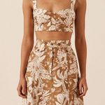 Shona joy Kiana Corded Bustier Crop Top Linen 10 Photo 0