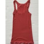 American Eagle Y2K  Outfitter Ribbed Cami Tank Lace Peach Medium‎ Elena Gilbert Photo 4