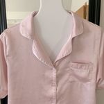 Cupcakes and Cashmere  Pink Heart Satin Pajama Set Photo 5