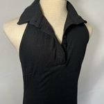 Polo NWOT Black  Collared Backless Dress Size Medium Photo 0