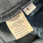 Cloth & Stone  Raw Hem Denim Shirt - Size L Photo 5