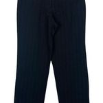 Cherchez La Femme Womens Pants Size 8 Wool Black High Rise Straight Leg Photo 0