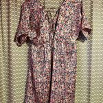Lulus | Express Yourself Blush Pink Floral Print Satin Babydoll Dress, size M Size M Photo 5