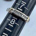 Designer AJ 14K sterling real diamond ring size 7.5 Gold Photo 7