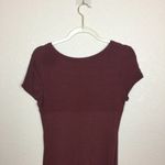 Nina Leonard  Maroon Midi Dress Size M Photo 5
