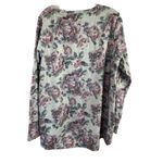 Ideology Women's Floral Grey Sweater Top Photo 1