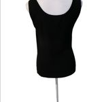 Cable & Gauge Black ribbed Sleeveless Round Neck tank top Photo 3