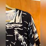 Charter Club  Cardigan Sweater Nautical Sailboat Palm Tree Beach Travel NWT Large Photo 4