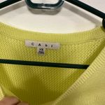 CAbi  knit sweater! Lime Green Women's Sweater Size XS Photo 3