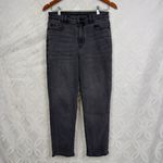 American Eagle  Strigid‎ Mom Jean Black Washed Size 4 Photo 2