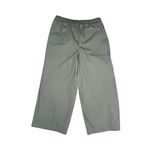 NWT Joules Lindale Khaki Green Pull On Culotte Trousers Cotton Lagenlook Size 10 Green Photo 2