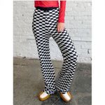 Lisa Says Gah  Luca Knit Vintage Rug Checkered Pants in Size XS/Small Photo 2