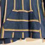 Faherty  Seabrook Poncho Navy Sayulita Stripe Size XS Photo 5