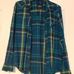 American Eagle Outfitters Plaid Flannel Green Photo 0