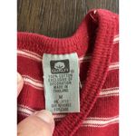 Marsh Landing USA Flag Shirt Dress Red Striped Size M Dress Short Sleeves Stretch 100% Cotton Photo 6