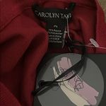 Carolyn Taylor  Deep Red Knit pullover sweater sz PL Photo 5
