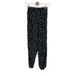 & Other Stories & Other Stories Pants High Waisted Fringe Pull-On Floral‎ Print Black Size US 2 Photo 8