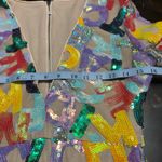 Unbranded Colorful Sequined Alphabet Letters Formal Ladies Party Dress size L Yellow Size L Photo 6