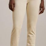 Ralph Lauren Lauren Premier Straight Ivory Off White Jeans Size 4 Photo 0
