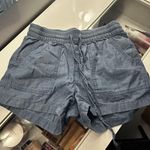 J.Crew  Blue Cargo Shorts with Elastic Waistband Photo 0