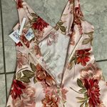 Paper Heart  Floral Maxi Dress Spaghetti Strap Pink Multi Size M Photo 7