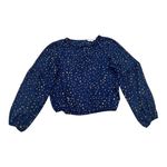 BB Dakota by Steve Madden Blue Flowy Blouse Women's Small Photo 1