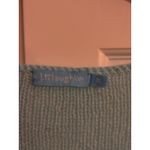 J. McLaughlin  Women's XL Aqua Blue Knit‎ Sequin Embellished Long Sleeve Top Photo 3