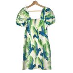 Farm Rio  Araras Mini Dress White Blue Parrot Smocked Dress M Photo 42