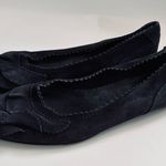 Pedro Garcia Albany Slip On Suede Leather Pointed Toe Ballet Flats Grey Sz 38/8 Brown Photo 5