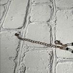 Teardrop Grey Charcoal Black Iridescent Silver Beaded Necklace and Earring Set Photo 14